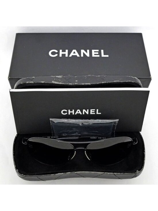Chanel Sunglasses T-A Dos Lop Black Women Accessories main image 9